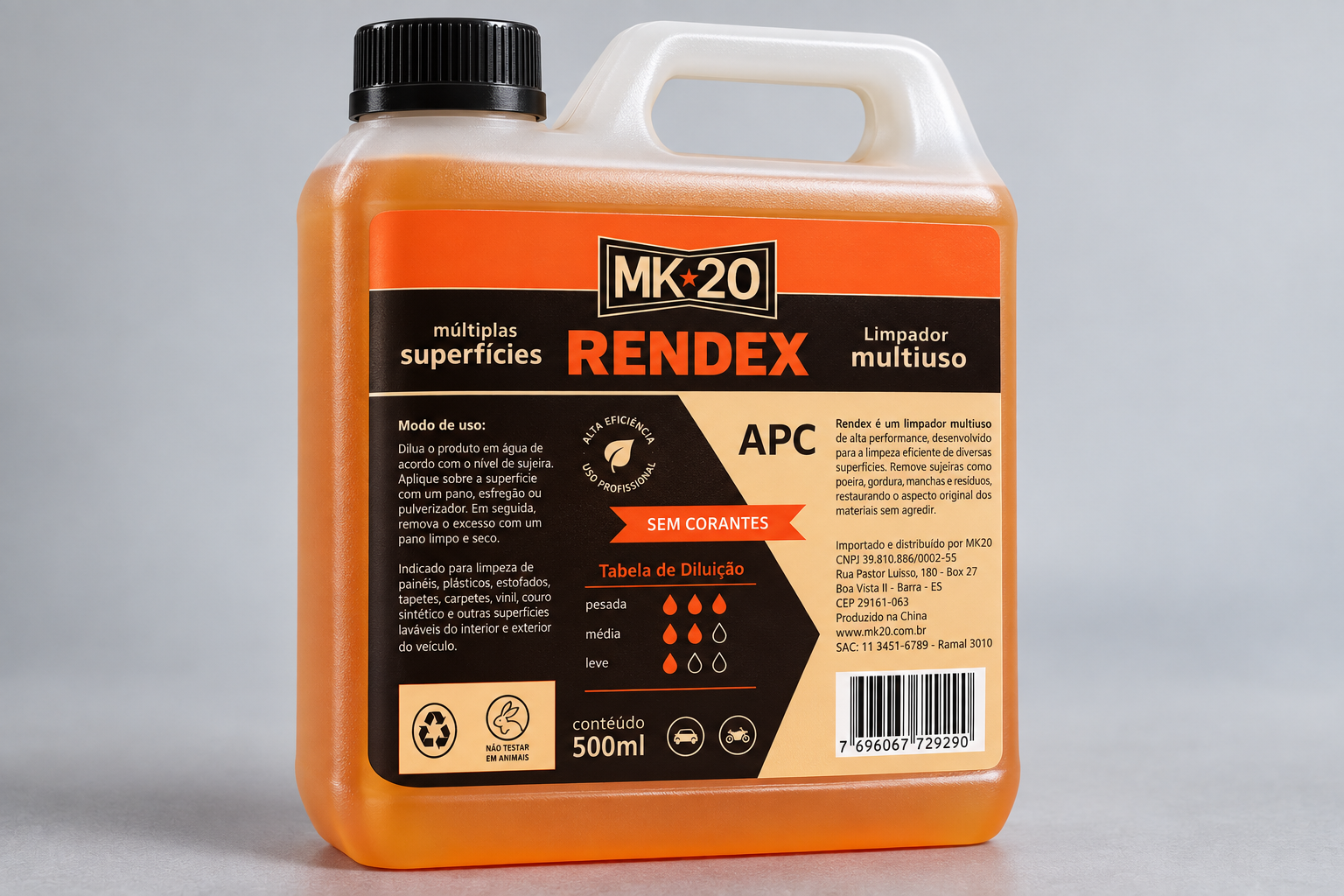 Embalagem de Rendex APC